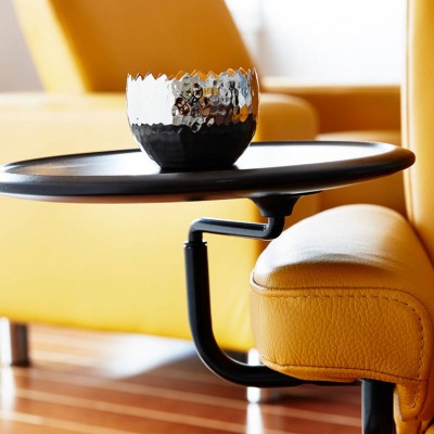 Ekornes Swing Table Mustard Chair